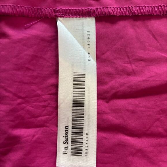 New EN SAISON | Womens Celia Sleeveless Midi Dress Magenta Pink Size Small - Picture 3 of 7